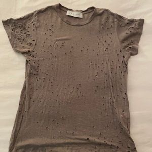 Iro tee shirt with holes
